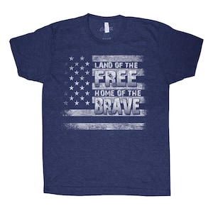 American Flag Shirt for Men 4th of July Shirt for Women USA Tshirt Gift for Dad America T-shirt Screenprint Graphic Tee Gift for Friend