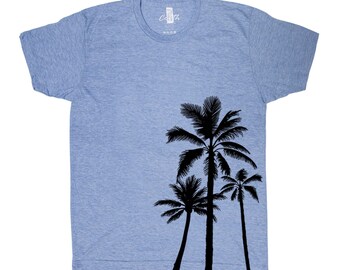 Palm Tree Shirt, Nature Shirt, Tree Tshirt, Nature Shirt, Summer Shirt, Camping Shirt, Black Tshirt, Graphic Tee, Beach Shirt