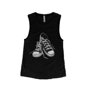 Skeakers Tank - Muscle Tee - Muscle Tank - Cute Shirt - Summer Shirt - Vacay Shirt - Gift for Women - Tank Top for Women - Womens Shirt