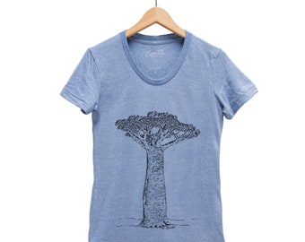 Baobab Junior Shirt, Tree Tshirt, Nature Shirt, Womens Shirt, Graphic Tee, Cute Shirt, Birthday Gift, Camping Shirt, Cute Shirt