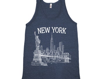 New York Shirt, Shirt for Women, Men Tank Top, Crew Neck, State Shirt, Home Tank Top, Vacay Shirt, Women Tank Top