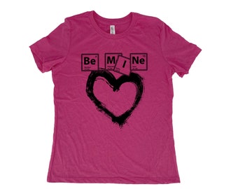 Valentines Day Shirt, Womens Tshirt, Heart Shirt, Summer Shirt, Screenprint Shirt, Funny Shirt, Birthday Gift, Graphic Tee