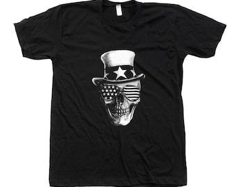 Skull Tshirt, Halloween Shirt, Men Graphic Tee, Black tshirt, Halloween Costume, Spider Web, Gothic, Tshirt Men, Funny Shirt, Gift