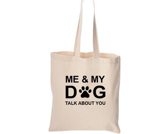 Dog Tote Bag for Women Cute Bag Animal Cotton Bag Gift for Friend Birthday Dog Mom Gift Dog Lover Beach Bag for Girl