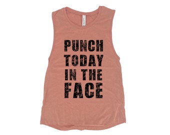 Boxing Shirt, Boxer Tank Top, Boxing Lover Gift, Workout Tank Top, Punch Shirt, Boxing Lover Shirt, Gift For Boxer
