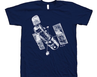 Hubble Telescope Tshirt for Men, Space Shirt for Women, Graphic T-shirt, NASA T Shirt, Gift for Dad, Gift for Teacher, Back to School