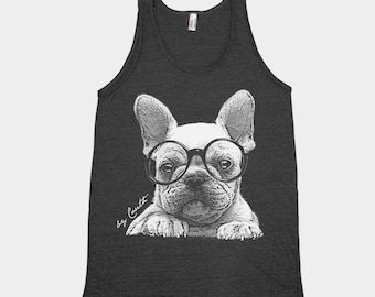 French Bulldog Tank Top, Dog Tank Top, Animal Shirt, Dog Lover Gift, Unisex Tank Top, Cute Tank Top, Puppy Tank Top
