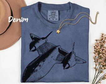 SR 71 Blackbird T-Shirt: Retro Military Style, Comfort Colors