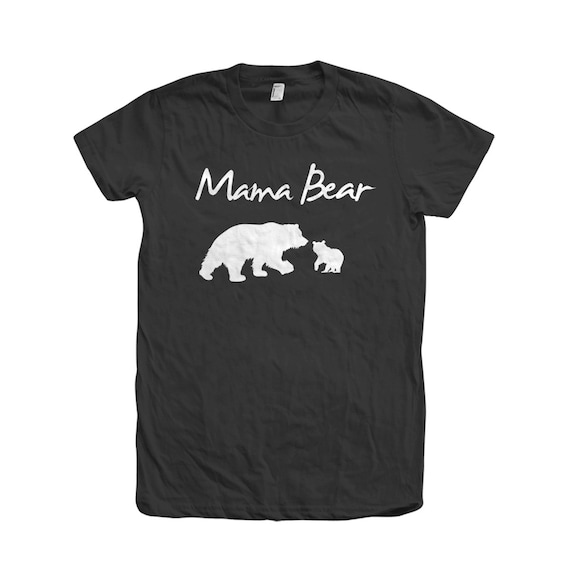 Mama Bear T-Shirt: Hand Screen Printed 100% Cotton Graphic Tee