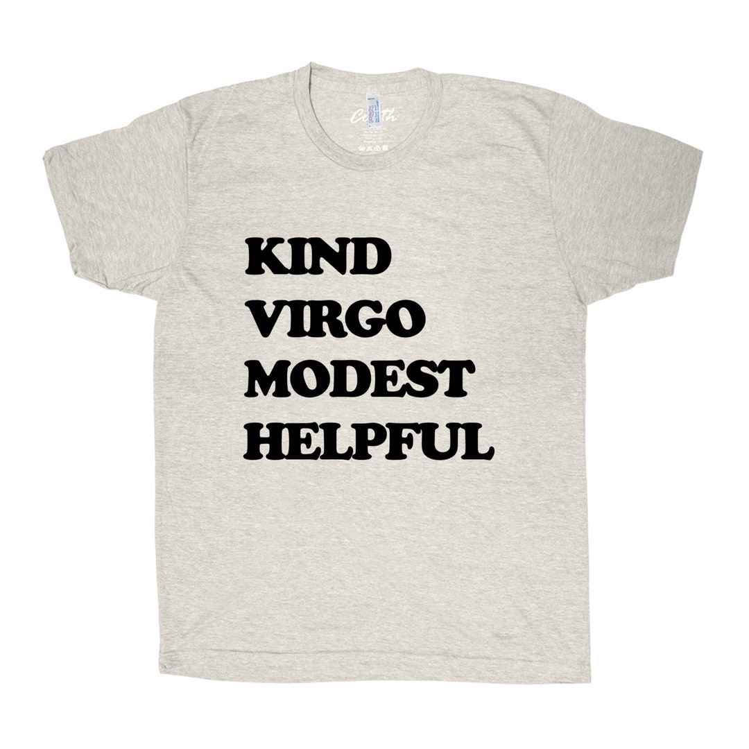 Maglietta Zodiac, T-shirt uomo Vergine, manica corta, maglietta