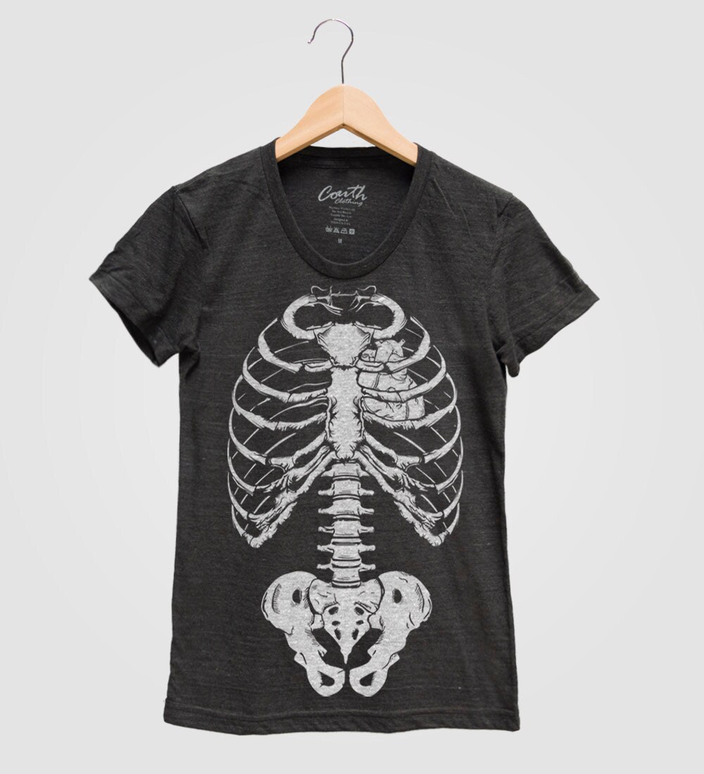 skeleton t shirt for women