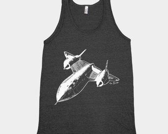 SR 71 Shirt, SR 71 Tank Top, Military Shirt, Fathers Day Gift, Christmas Shirt, Airplane Shirt, Birthday Gift, Mens Tank Top