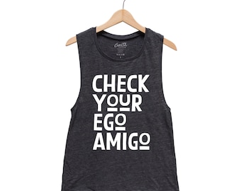 Womens Graphic Muscle Tank Top, Workout Shirt, Funny Saying Shirt, Yoga Shirt, Summer Shirt, Humor Shirt, Sarcasm Shirt