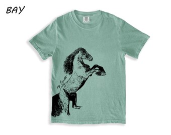 Retro Horse Graphic Tee - Comfort Colors Unisex T-shirt - Etsy