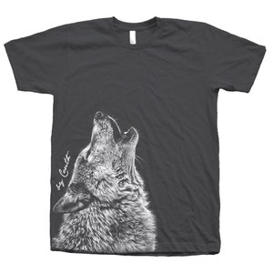 Wolf T Shirt, Men's T-shirt, Unisex Tshirt, Crew Neck, Cotton T-shirt ...
