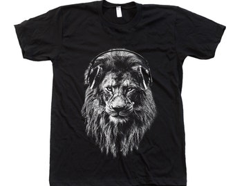Lion Shirt, Animal Tshirt, Lion Tshirt, Animal Face Shirt, Mens Clothing, Wildlife Shirt, Zoo Shirt, Graphic Tee, Shirt Women, Majestic Lion