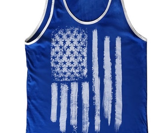 American Flag Tank Top - Mens Tank Top - Womens Tank Top - 4th of July Shirt - USA Shirt - Flag Shirt - Patriotic Shirt