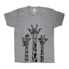 Womens Giraffe Shirt Casual Ladies Cute Graphic Summer Tops – GyftWear