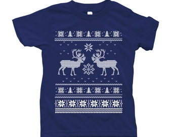 Ugly Sweater Shirt, Kids Tshirt, Christmas Shirt, Boys Tshirt, Girls Tshirt, Christmas Gift, Ugly Sweater Tshirt, Funny Shirt, Graphic Tee