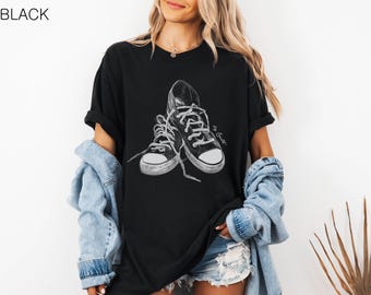 Dancer Shirt, Sneakers T shirt, Comfort Colors® Unisex T-shirt, Women's T-shirt, Graphic Shirt, Retro T-shirt, 100% Cotton