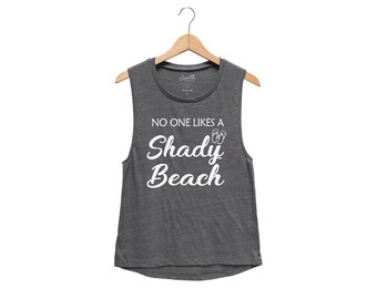 Funny Sarcasm Muscle Tank Top: Women's Flowy Workout Tee