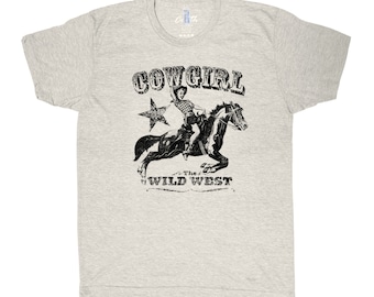 Cowgirl Shirt, Country Shirt, Western Tshirt, Rodeo Shirt, Summer Shirt, Black Tshirt, Graphic Tee, Horse Shirt