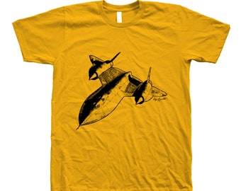 T-Shirt SR-71 Blackbird Specifiche Tecniche - Unisex Gildan G5000 Personalizzabile