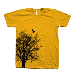 Tree Shirt, Nature Shirt, Tree Tshirt, Nature Shirt, Summer Shirt, Camping Shirt, Bird Shirt, Black Tshirt, Graphic Tee, Bird Shirt image 8