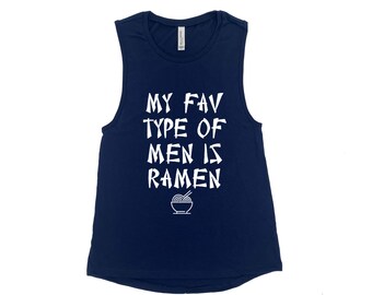 Womens Tank Top, Womens Clothing, Yoga Top, Ramen Shirt, Workout Tank Top, Muscle Tee, Graphic Tee, Cute Tank Top, Best Seller, Yoga Gift