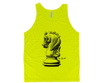 Men Tank Top, Chess Tank Top, Knight Tank Top, Unisex Shirt, Chess Shirt, Games Shirt, Funny Shirt, Birthday Gift , Chess Lover