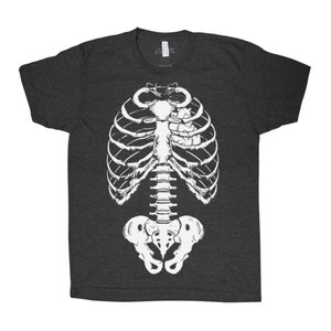 Halloween Shirt for Men Skeleton T shirt Gothic T-shirt Gift for Friend Spooky Skeleton Tshirt Fall Shirt for Women Halloween Tshirt