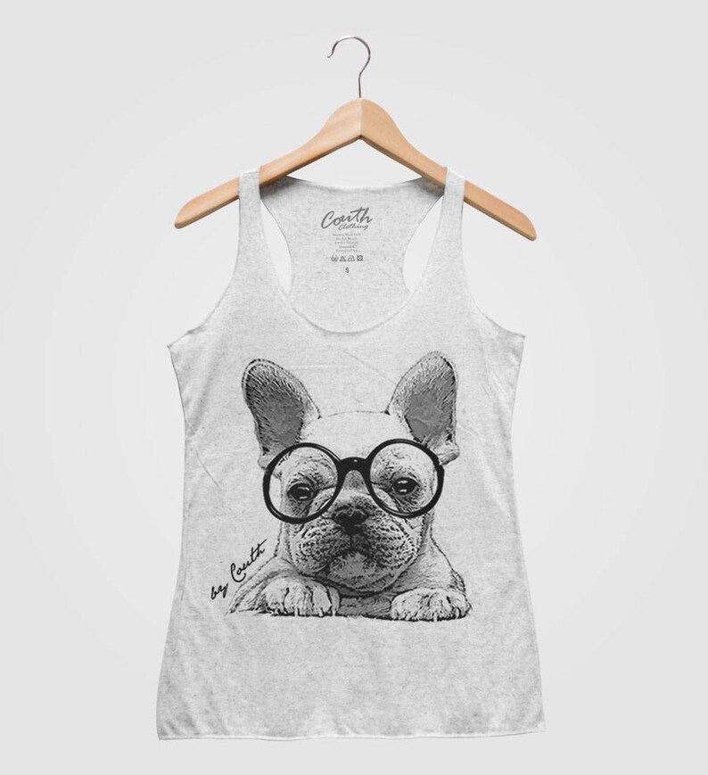 Mint Frenchie Puppy Tank Romper main image 1