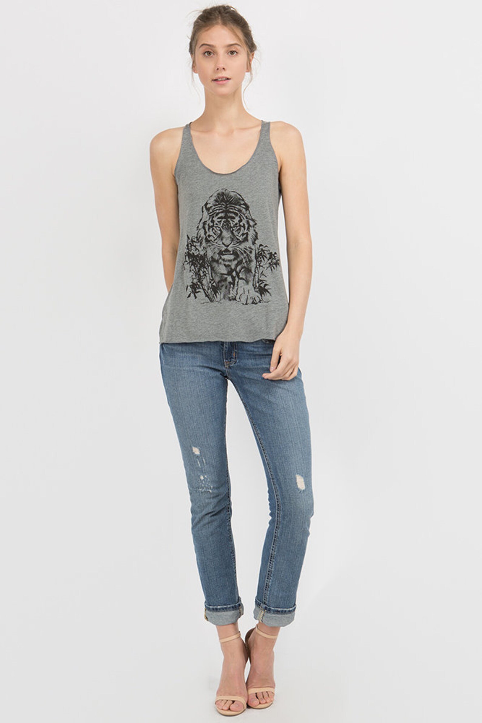 tiger tank top womens