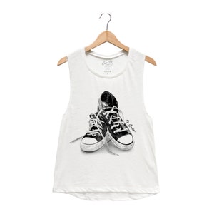 Skeakers Tank - Muscle Tee - Muscle Tank - Cute Shirt - Summer Shirt - Vacay Shirt - Gift for Women - Tank Top for Women - Womens Shirt