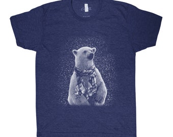 Christmas Shirt, Polar Bear Tshirt, Santa Shirt, Christmas Gift, Christmas Tshirt, Funny Shirt, Holiday Gift, Graphic Tee, Bear Shirt