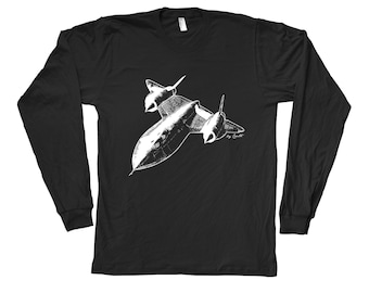SR 71 Shirt, SR 71 Long Sleeve Tshirt, Military Shirt, Fathers Day Gift, Christmas Tshirt, Airplane Shirt, Birthday Gift, Mens Tshirt