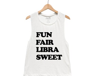 Libra Muscle Tank Top, Women Tank Top, Astrology Shirt, Birth Sign, Zodiac Sign, Muscle Tank Top, Gift for Libra , Birthday Shirt