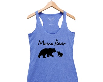 Mothers Day Gift, Mama Bear Tank Top, Womens Clothing, Cute Mom Shirt, Mama Shirt, New Mom Shirt, Birthday Shirt, Gift for Her, Wife Shirt