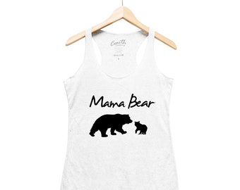Mothers Day Gift - Mama Bear Tank Top - Womens Clothing - Cute Mom Shirt - Mama Shirt - New Mom Shirt - Birthday Shirt - Gift for Her