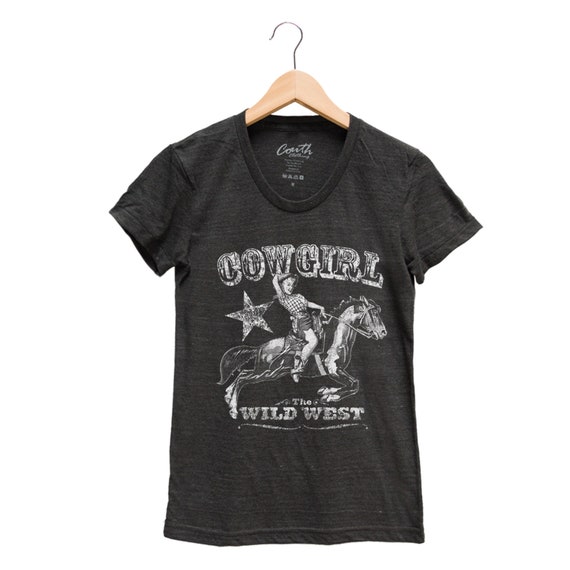 Cowgirl T-Shirt: Western Rodeo Horse Graphic Tee