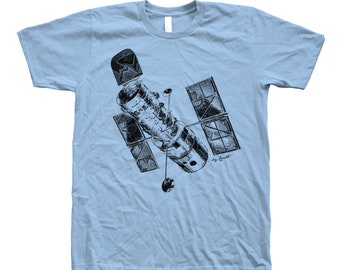 Space Tshirt, Mens T-shirt, Unisex T-shirt, Hubble Space Telescope, Crew Neck, Hubble T-shirt, Short Sleeve, Gift for Men, Shirt for Women