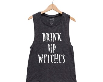 Halloween Shirt Tank Top for Women Gift for Halloween Racerback Tank Top with Saying Graphic Tee for Girl Gift for Women Funny Halloween