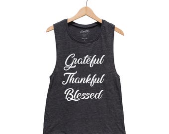 Thanksgiving Shirt, Workout Shirt, Muscle Tank Top, Women Tank Top, Yoga Tank Top, Graphic Tank Top, Athletic Shirt, Funny Shirt