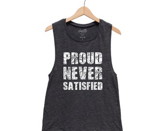 Women's Flowy Scoop Muscle Tank, Muscle Tee, Workout, Gym, Yoga, Fitness, Summer, Funny Shirt
