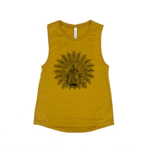 Peacock Tank Top, Muscle Tee, Shirt for Women, Bird Shirt, Summer Shirt, Vacay Shirt, Gift for Women,Tank Top for Women, Animal Print Shirt