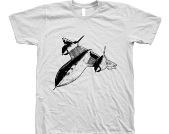 SR-71 ブラックバード グラフィックTシャツ、ユニセックス エア