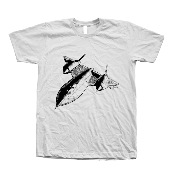Mens T-shirt, SR-71 T-shirt, Blackbird T-shirt, Crew Neck