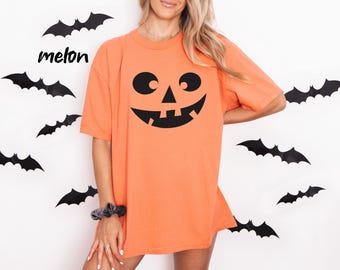 Comfort Colors Halloween Shirt: Jack O'Lantern Graphic Tee