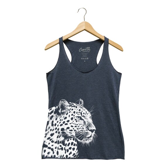 Thin Blue Line Leopard Flag Leopard Fashion Woman Tee T-Shirt Thin Blue Line Leopard Flag Leopard Fashion Woman Tee T-Shirt