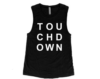 Gameday Football Tank Top: Relaxed Fit Cheer Shirt